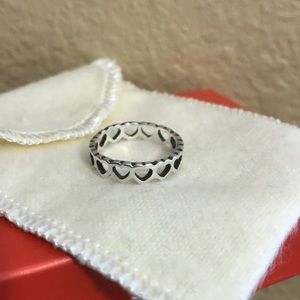James Avery tiny heart ring 6.5